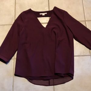 Maroon Cooper and Ella top